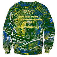 Father's Day Solomon Islands Sweatshirt Special Dad Polynesia Paradise