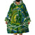 Father's Day Solomon Islands Wearable Blanket Hoodie Special Dad Polynesia Paradise