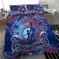 Father's Day Guam Bedding Set Special Dad Polynesia Paradise