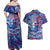 Father's Day Guam Couples Matching Off Shoulder Maxi Dress and Hawaiian Shirt Special Dad Polynesia Paradise