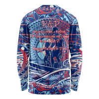 Father's Day Guam Long Sleeve Shirt Special Dad Polynesia Paradise