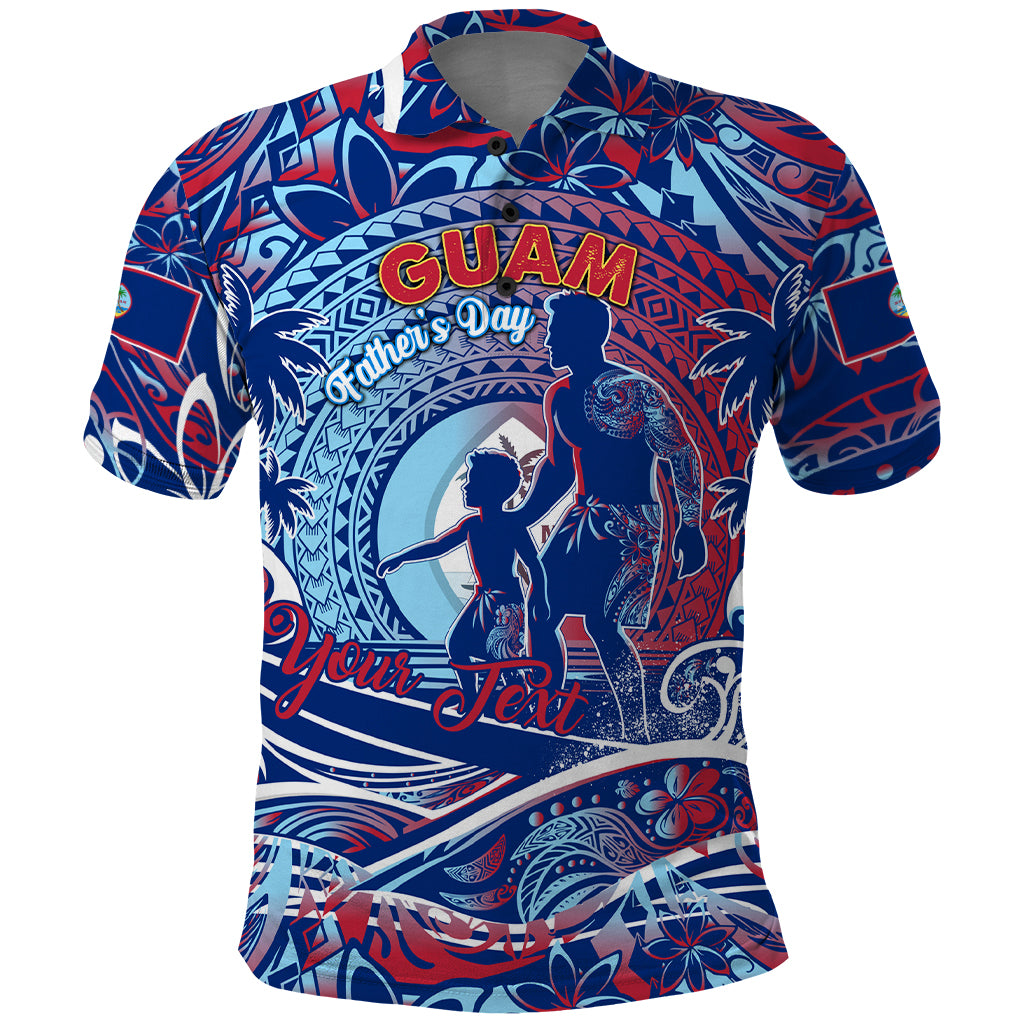 Father's Day Guam Polo Shirt Special Dad Polynesia Paradise