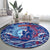 Father's Day Guam Round Carpet Special Dad Polynesia Paradise