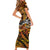 Father's Day Marquesas Islands Short Sleeve Bodycon Dress Special Dad Polynesia Paradise