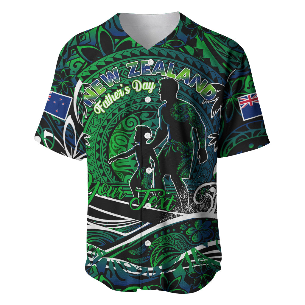 Father's Day New Zealand Baseball Jersey Special Dad Polynesia Paradise