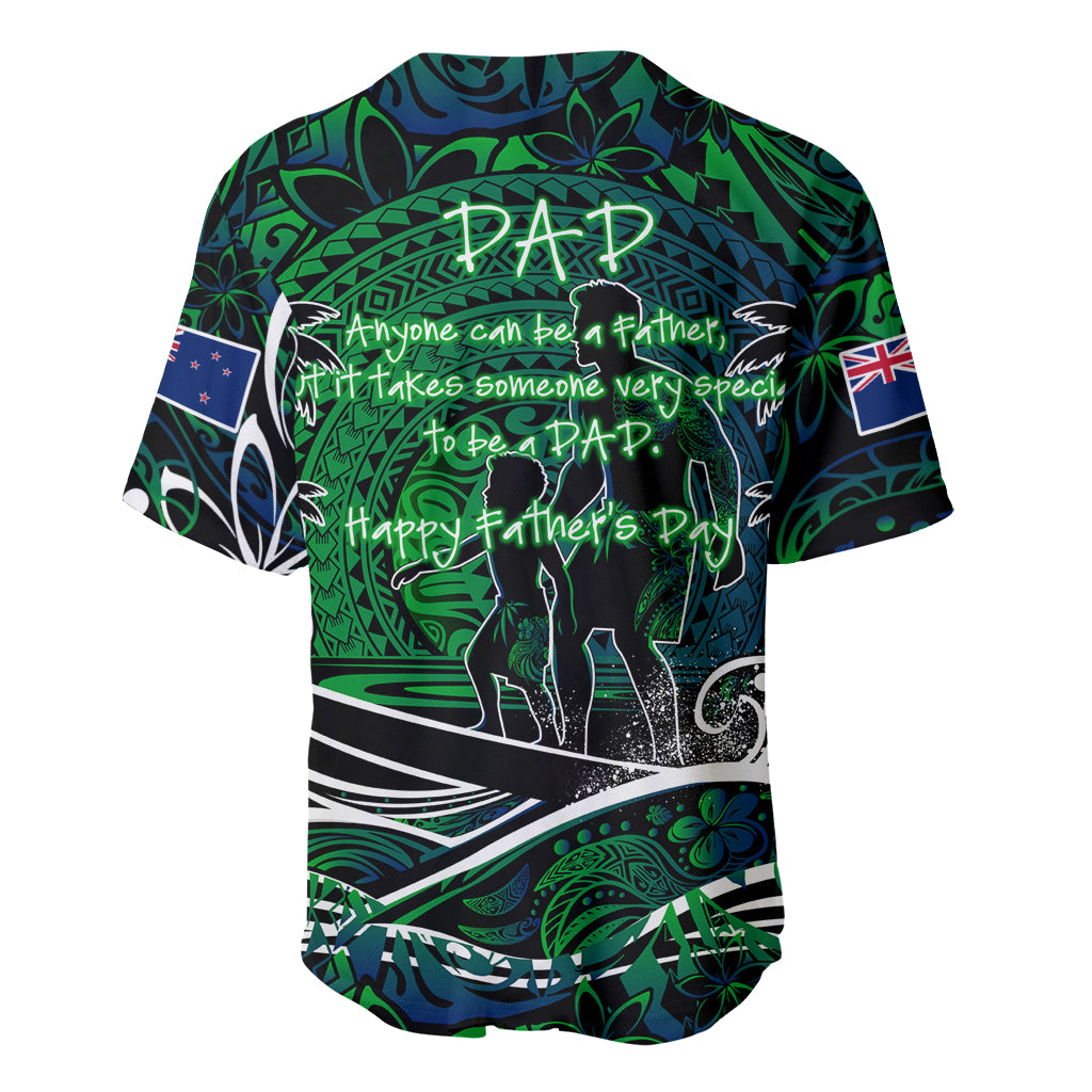 Father's Day New Zealand Baseball Jersey Special Dad Polynesia Paradise
