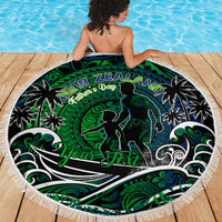 Father's Day New Zealand Beach Blanket Special Dad Polynesia Paradise DT02 - Polynesian Pride
