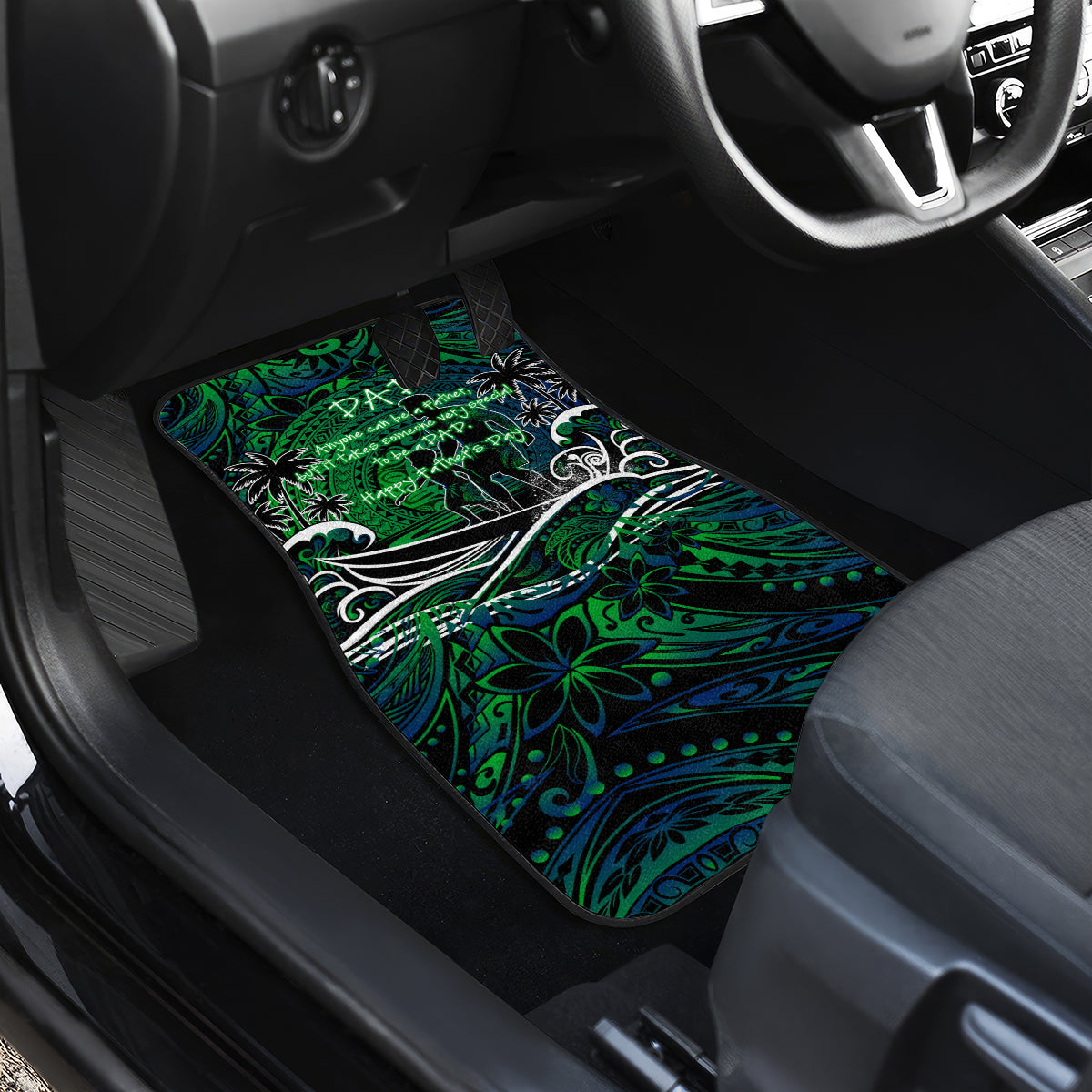 Father's Day New Zealand Car Mats Special Dad Polynesia Paradise DT02 - Polynesian Pride