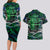 Father's Day New Zealand Couples Matching Long Sleeve Bodycon Dress and Hawaiian Shirt Special Dad Polynesia Paradise