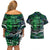 Father's Day New Zealand Couples Matching Off Shoulder Short Dress and Hawaiian Shirt Special Dad Polynesia Paradise