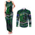 Father's Day New Zealand Couples Matching Tank Maxi Dress and Long Sleeve Button Shirt Special Dad Polynesia Paradise