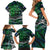 Father's Day New Zealand Family Matching Short Sleeve Bodycon Dress and Hawaiian Shirt Special Dad Polynesia Paradise