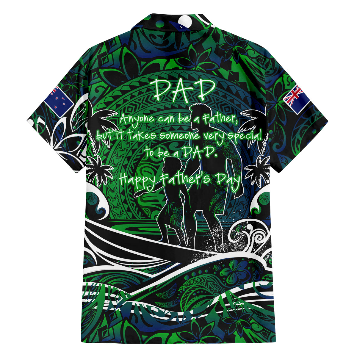 Father's Day New Zealand Family Matching Summer Maxi Dress and Hawaiian Shirt Special Dad Polynesia Paradise DT02 - Polynesian Pride