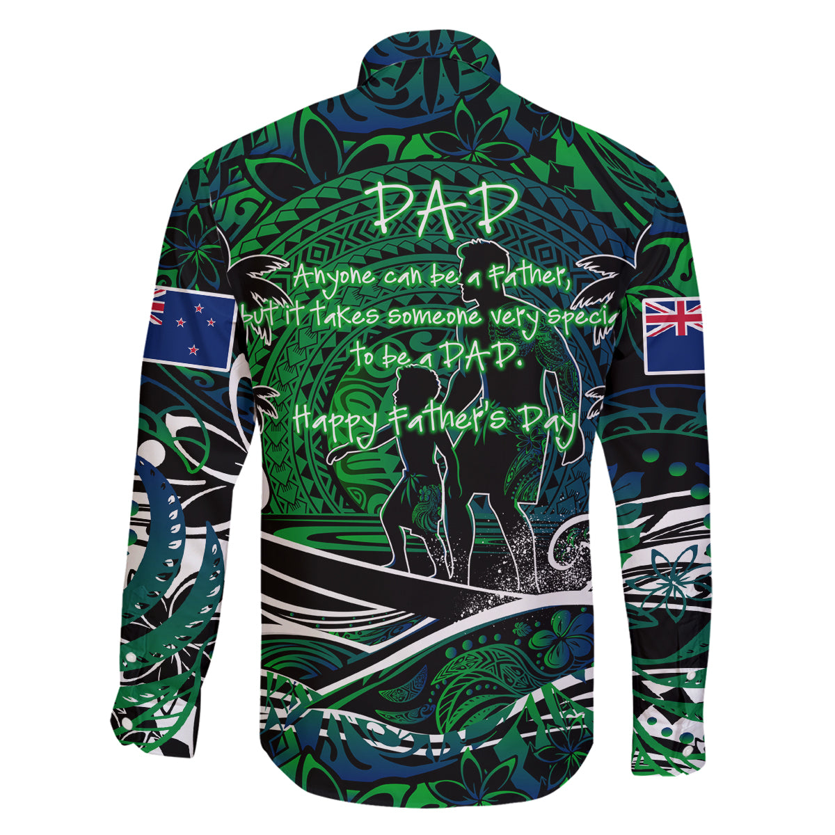 Father's Day New Zealand Family Matching Summer Maxi Dress and Hawaiian Shirt Special Dad Polynesia Paradise DT02 - Polynesian Pride