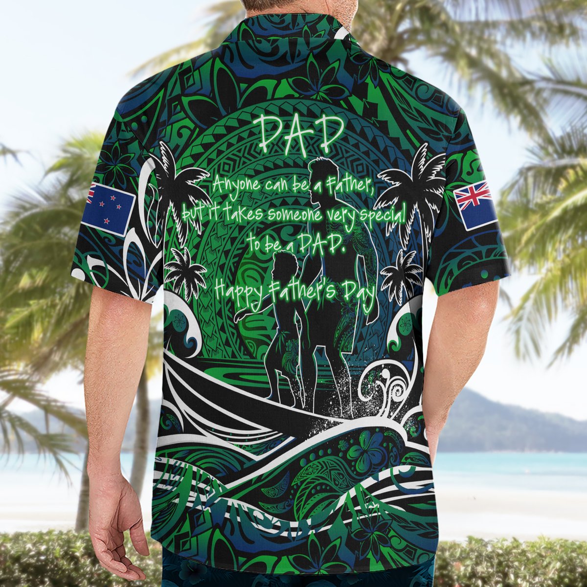 Father's Day New Zealand Hawaiian Shirt Special Dad Polynesia Paradise DT02 - Polynesian Pride