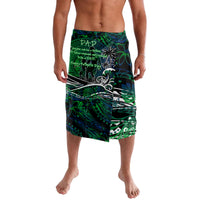 Father's Day New Zealand Lavalava Special Dad Polynesia Paradise DT02 Green - Polynesian Pride