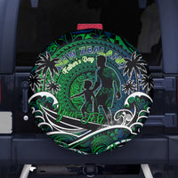 Father's Day New Zealand Spare Tire Cover Special Dad Polynesia Paradise DT02 - Polynesian Pride