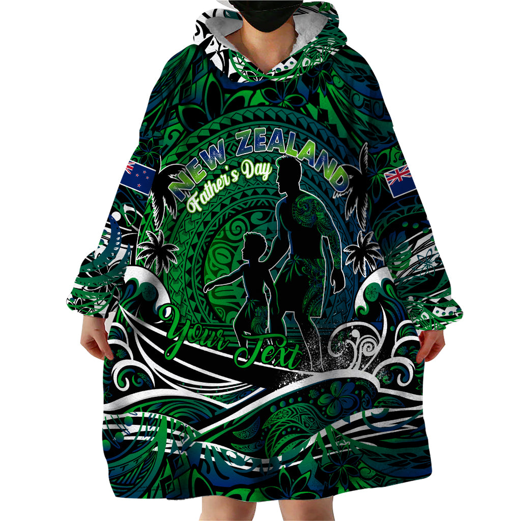 Father's Day New Zealand Wearable Blanket Hoodie Special Dad Polynesia Paradise DT02 - Polynesian Pride