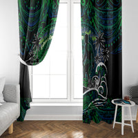 Father's Day New Zealand Window Curtain Special Dad Polynesia Paradise DT02 - Polynesian Pride