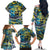 Father's Day Tokelau Family Matching Off The Shoulder Long Sleeve Dress and Hawaiian Shirt Special Dad Polynesia Paradise