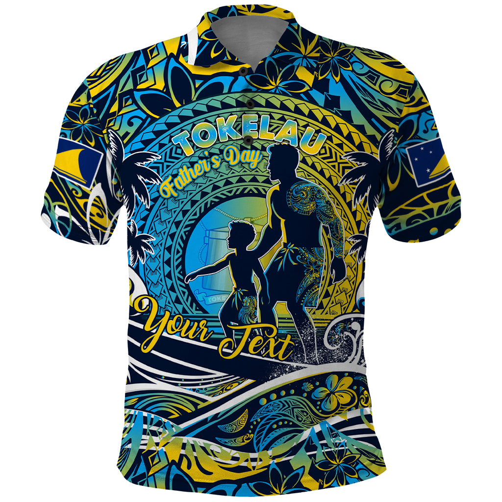 Father's Day Tokelau Polo Shirt Special Dad Polynesia Paradise