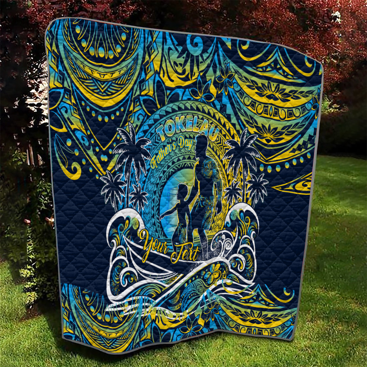 Father's Day Tokelau Quilt Special Dad Polynesia Paradise