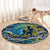 Father's Day Tokelau Round Carpet Special Dad Polynesia Paradise