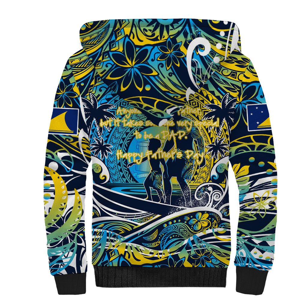 Father's Day Tokelau Sherpa Hoodie Special Dad Polynesia Paradise DT02 - Polynesian Pride
