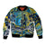 Father's Day Tokelau Sleeve Zip Bomber Jacket Special Dad Polynesia Paradise