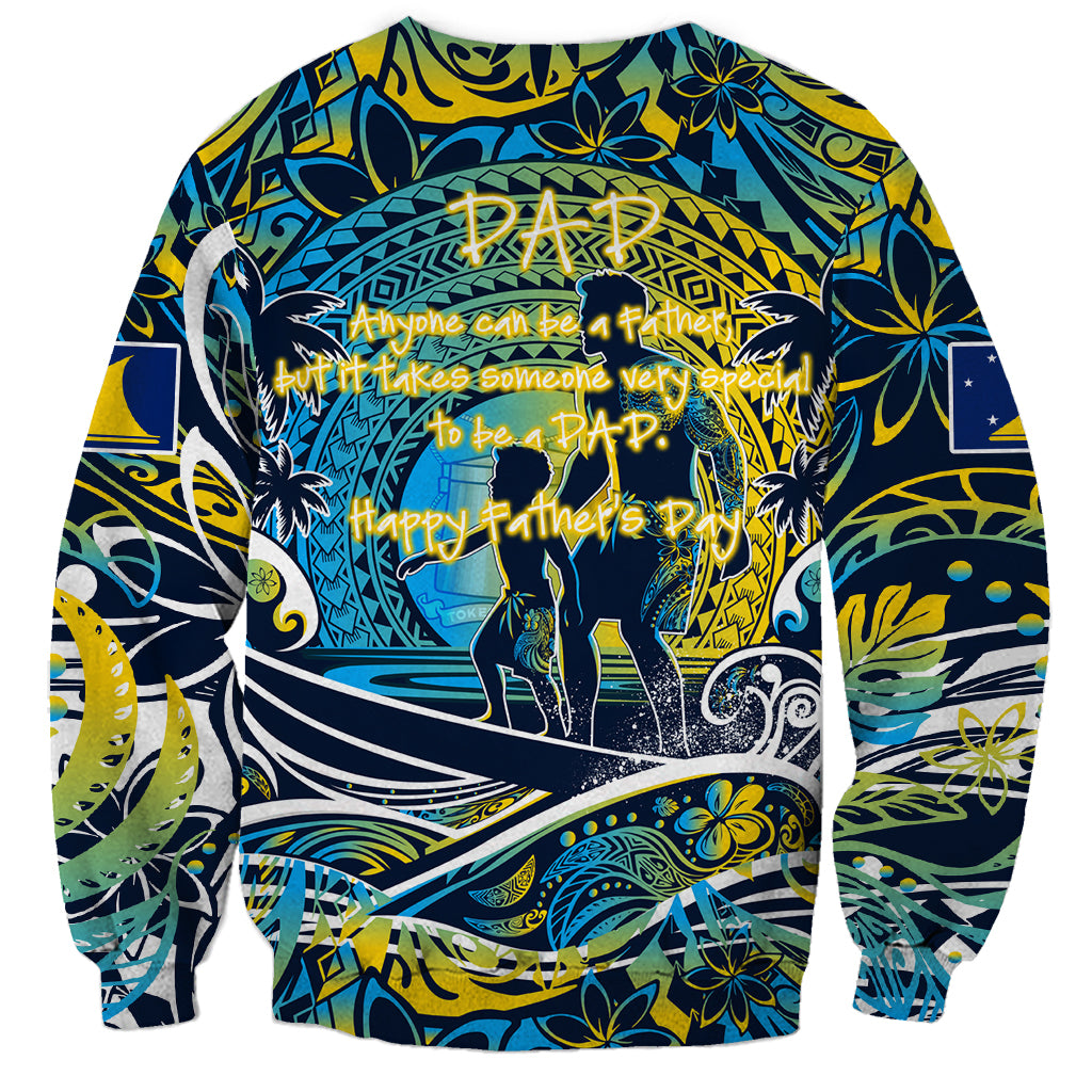 Father's Day Tokelau Sweatshirt Special Dad Polynesia Paradise DT02 - Polynesian Pride