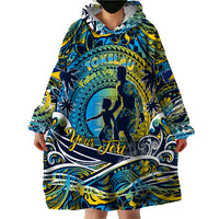 Father's Day Tokelau Wearable Blanket Hoodie Special Dad Polynesia Paradise