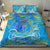 Father's Day Tuvalu Bedding Set Special Dad Polynesia Paradise