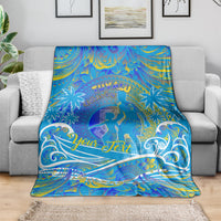 Father's Day Tuvalu Blanket Special Dad Polynesia Paradise DT02 - Polynesian Pride