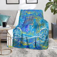 Father's Day Tuvalu Blanket Special Dad Polynesia Paradise DT02 - Polynesian Pride