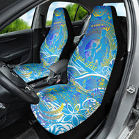 Father's Day Tuvalu Car Seat Cover Special Dad Polynesia Paradise