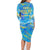 Father's Day Tuvalu Family Matching Long Sleeve Bodycon Dress and Hawaiian Shirt Special Dad Polynesia Paradise