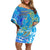 Father's Day Tuvalu Family Matching Off Shoulder Short Dress and Hawaiian Shirt Special Dad Polynesia Paradise