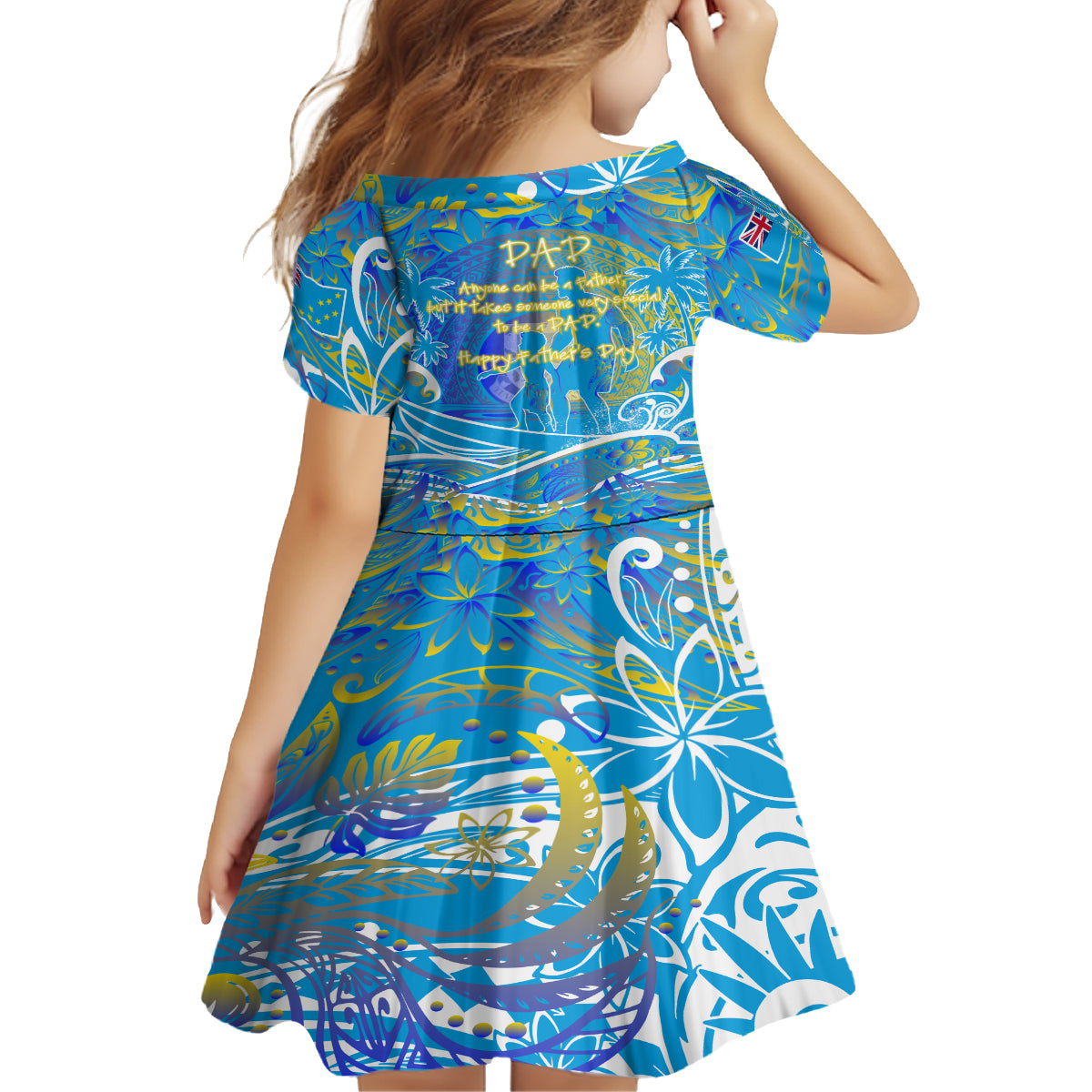Father's Day Tuvalu Family Matching Tank Maxi Dress and Hawaiian Shirt Special Dad Polynesia Paradise DT02 - Polynesian Pride
