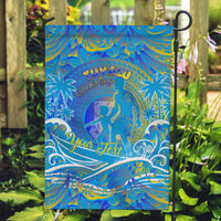 Father's Day Tuvalu Garden Flag Special Dad Polynesia Paradise DT02 Garden Flag Blue - Polynesian Pride