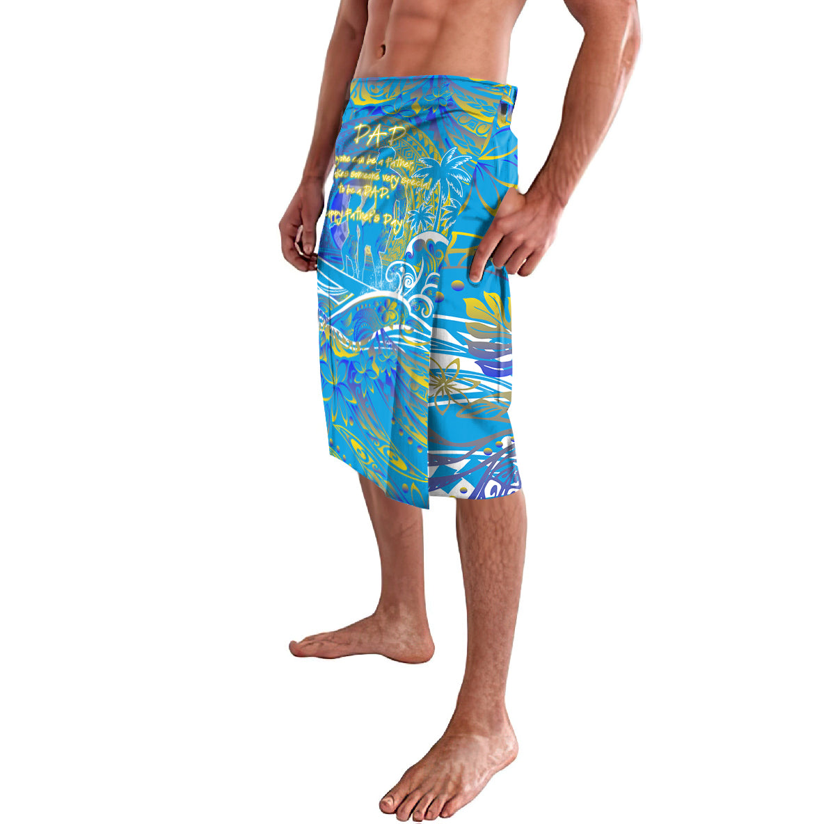 Father's Day Tuvalu Lavalava Special Dad Polynesia Paradise DT02 - Polynesian Pride