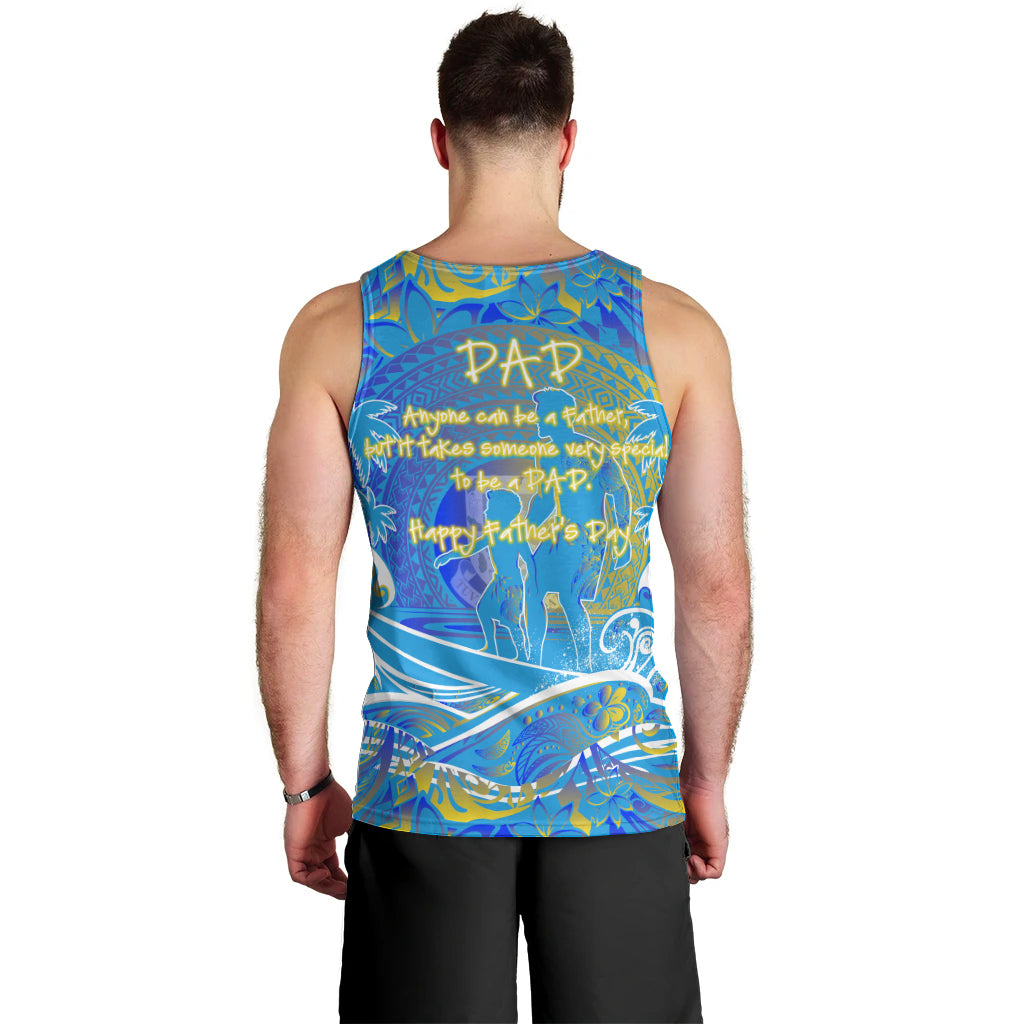Father's Day Tuvalu Men Tank Top Special Dad Polynesia Paradise DT02 - Polynesian Pride
