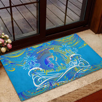 Father's Day Tuvalu Rubber Doormat Special Dad Polynesia Paradise DT02 - Polynesian Pride