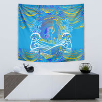 Father's Day Tuvalu Tapestry Special Dad Polynesia Paradise DT02 - Polynesian Pride