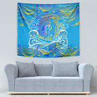 Father's Day Tuvalu Tapestry Special Dad Polynesia Paradise DT02 - Polynesian Pride