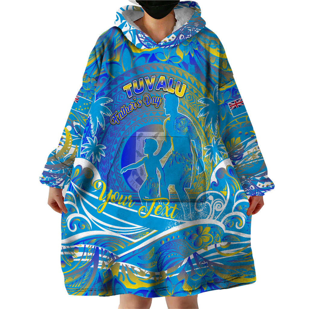 Father's Day Tuvalu Wearable Blanket Hoodie Special Dad Polynesia Paradise DT02 - Polynesian Pride