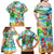 Guam Christmas Family Matching Off Shoulder Maxi Dress and Hawaiian Shirt Santa Claus Beach and Wave DT02 - Polynesian Pride