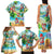 Guam Christmas Family Matching Tank Maxi Dress and Hawaiian Shirt Santa Claus Beach and Wave DT02 - Polynesian Pride