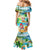 Guam Christmas Mermaid Dress Santa Claus Beach and Wave DT02 - Polynesian Pride