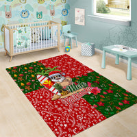 Hawaii Christmas Area Rug Mele Kalikimaka Kanaka Maoli DT02 - Polynesian Pride