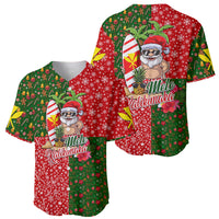 Hawaii Christmas Baseball Jersey Mele Kalikimaka Kanaka Maoli DT02 - Polynesian Pride